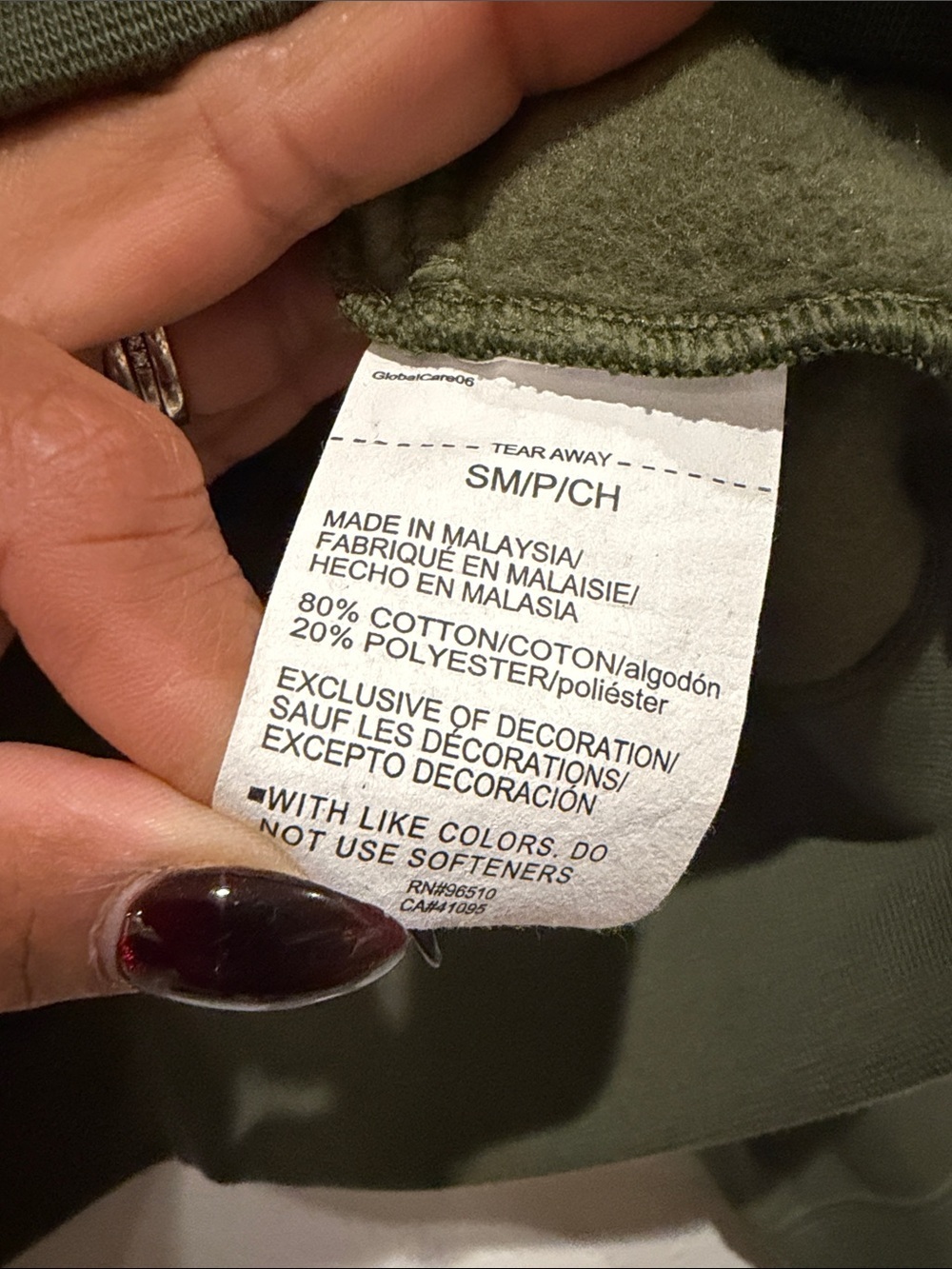 Under Armour Olive Quarter-Zip Fleece Pullover - Picture 4 of 5
